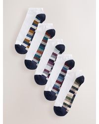 Next - Pattern Trainers Socks 5 Pack - Lyst