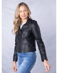 Lakeland Leather - Esthwaite Classic Biker Jacket - Lyst