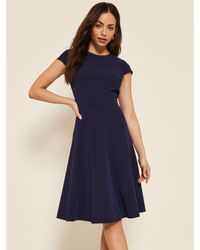Friends Like These - Fit And Flare Maßgeschneidertes Kleid Mit Langen Ärmeln​ ​Eu 38 (Uk 10) - Lyst