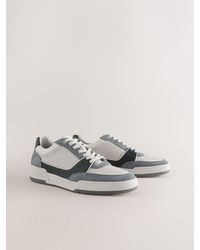 Next - Smart Casual Trainers With Suede Trim - Lyst