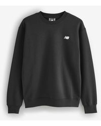 New Balance - Linear Heritage Graphic Print Backprint Sweatshirt - Lyst
