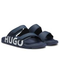 HUGO - Evander Double Strap Sandals - Lyst