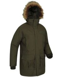 Mountain Warehouse - Khaki Antarctic Extreme Waterproof Down Jacket - Lyst