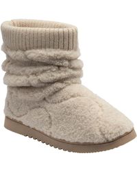 Dunlop - Fur Ankle Boot Slippers - Lyst