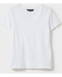 Crew - Perfect Slub 100% Cotton T-Shirt - Lyst