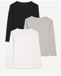 JD Williams - 3 Pack Crew Neck Long Sleeve Tops - Lyst