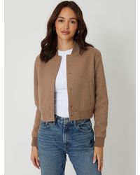 Threadbare - Faux Wool Bomber Jacket - Lyst