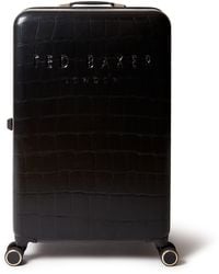 Ted Baker - Icon Case Croc Large Suitcase - Lyst