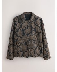 Next - Floral Patterned Zip Up Jacket - Lyst