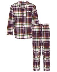 Cyberjammies - Lightly Brushed Check Pyjamas Set - Lyst