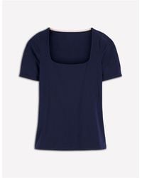Boden - Double Layer Square Neck Top - Lyst