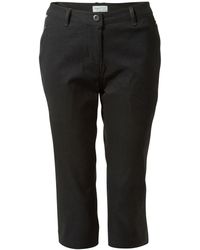 Craghoppers - Kiwi Pro Ii Crop-Hose, Schwarzeu 46 (Uk 18) - Lyst