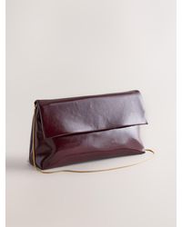 Next - Berry Oversized Slouchy Clutch Bag - Lyst