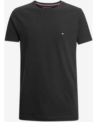 Tommy Hilfiger - Slim Fit Core Stretch T-Shirt Mit Rundhalsausschnittmittel - Lyst