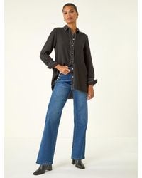 Roman - Buttoned Pocket Denim Trousers - Lyst