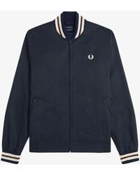 Fred Perry - Twill Tennis Bomber Jacket - Lyst