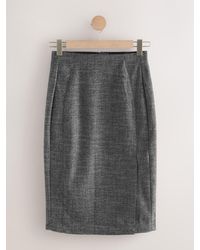 Next - Crosshatch Pencil Skirt - Lyst