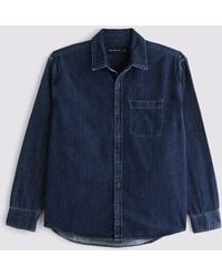 Abercrombie & Fitch - Denim Button-Up Shirt - Lyst
