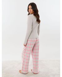 Threadbare - Petite Cotton V-Neck Pyjamas Set - Lyst