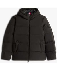 Tommy Hilfiger - Water Repellent Down Hooded Puffer Jacket - Lyst