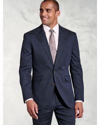 Brook Taverner - Linen Blend Mixer Suit Jacket - Lyst