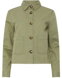 M Com - Twill Shacket - Lyst
