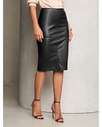 Lipsy - Side Split Midi Skirt - Lyst
