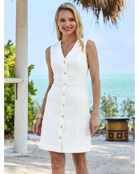 Sosandar - Button Front Waistcoat Dress - Lyst