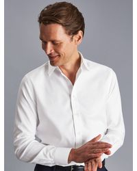 Charles Tyrwhitt - Non-Iron Twill Slim Fit 100% Cotton Shirt - Lyst