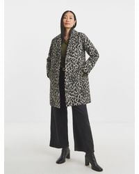 JD Williams - Button Front Single Breasted Lined Coat - Lyst