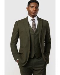 Antique Rogue - Single Breasted Slim Fit Stretch Flannel Harley Jacket - Lyst