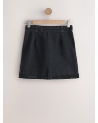 Next - Mini Denim Skirt - Lyst