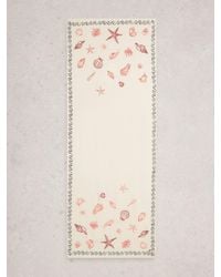 White Stuff - Embroidered Shell Scarf - Lyst