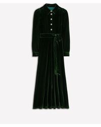 Boden - Vivienne Velvet Midi Dress - Lyst