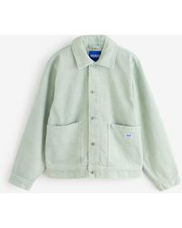 HUGO - Button Up Denim Jacket - Lyst