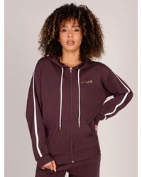 Pineapple - Stripe Panel Zip Hoodie - Lyst
