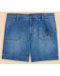 White Stuff - Stuff Mollie Combat Denim Shorts - Lyst