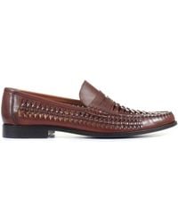 Jones Bootmaker - Riverside Woven Leather Loafers - Lyst