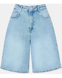 Whistles - 100% Cotton Authentic Knee Length Shorts - Lyst