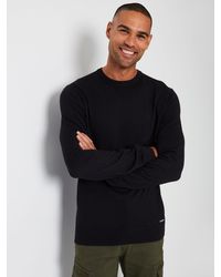 Threadbare - Chrome Crew Neck Knitted Jumper - Lyst