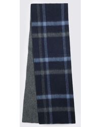 Moss - Cashmere Wool Reversible Scarf - Lyst