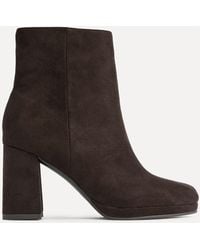 Linzi - Merit Platform Block Heel Ankle Boots - Lyst