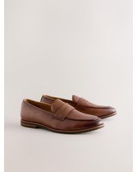 Next - Leather Penny Loafers - Lyst