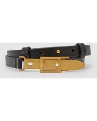 Reiss - Leather Buckle-Hardware Belt - Lyst