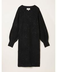 FatFace - Fatface Sparkle Knit Midi Dress - Lyst
