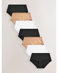 Next - Midi Microfibre Knickers 7 Pack - Lyst