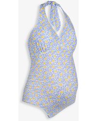 Jojo Maman Bébé - Umstandsmode Badeanzug Mit Neckholder - Lyst