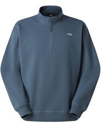 The North Face - Essential Light Relaxed 1/4 Zip Sweat Top - Lyst
