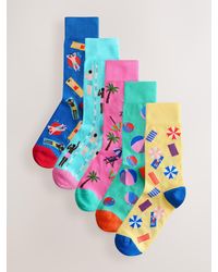 Next - Pattern Socks 5 Pack - Lyst