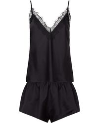 Ann Summers - Cerise Spitze Und Satin Cami Pyjama-Set - Lyst